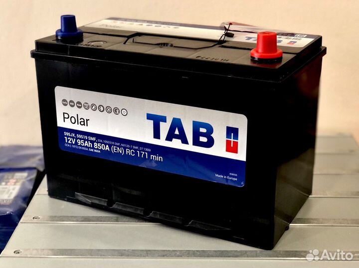 Аккумулятор TAB Polar asia 95 Ач (обр. пол. )