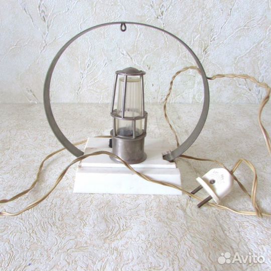 Ночник СССР Шахтёрская лампа, винтаж 70-х