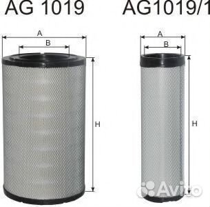 Воздушный фильтр AG1019 goodwill