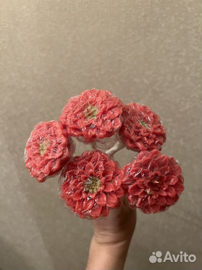 Мыло ручной работы «Хризантемы»