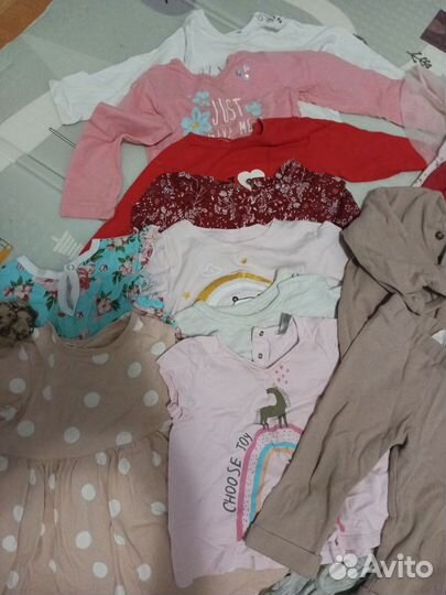 Вещи пакетом на девочку 74-92