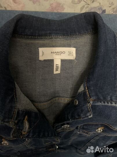 Джинсовая куртка mango 46-48 размер
