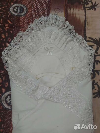 Конверт на выписку нейтральный зимний