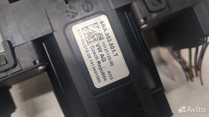 Переключатель поворотов и дворников Skoda Rapid, 2015