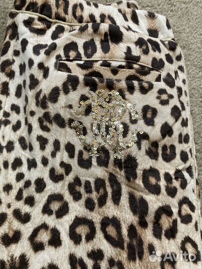 Леопардовые брюки Roberto Cavalli