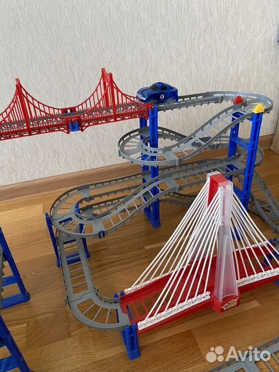 Большая Железная дорога конструктор для машинок