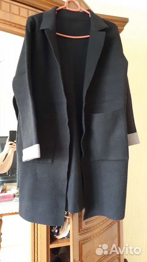 Кардиган плотный теплый