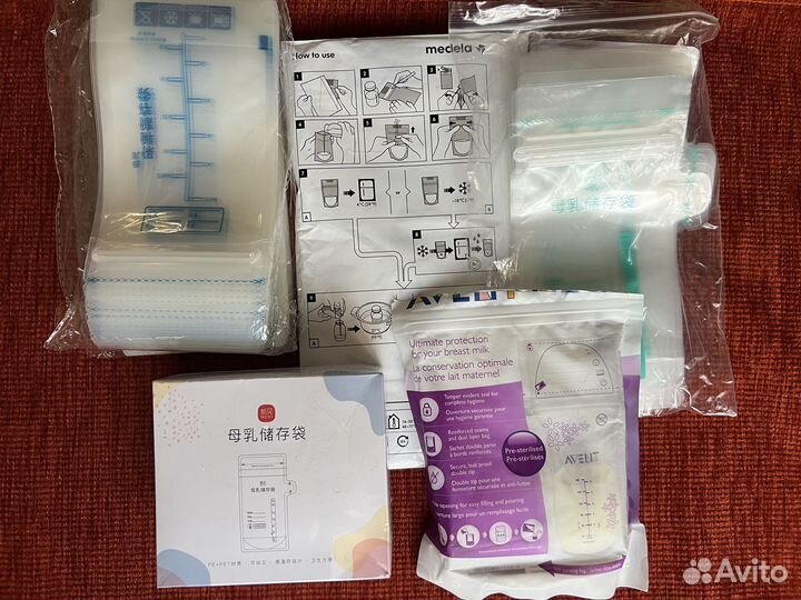 Пакеты для хранения грудного молока