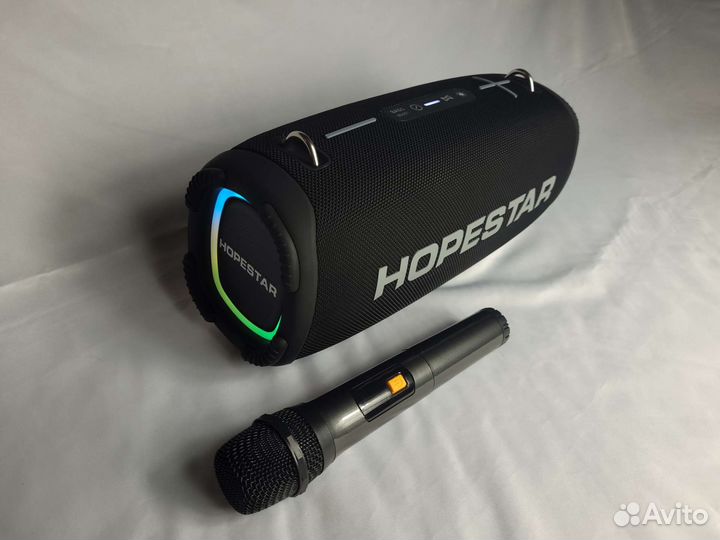 Портативная колонка с 3D-эффектом 80w и басом