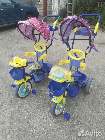 Детский трехколесный велосипед бу 2 штД
