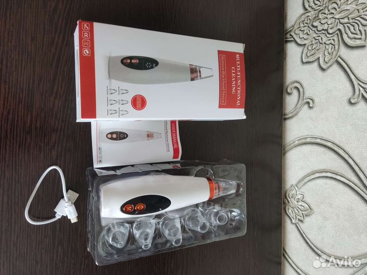 Вакуумный очиститель пор, чистка лица