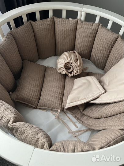 Тонкие бортики в кроватку