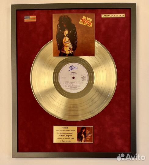 Trash (1989) - Alice Cooper Золотой Винил