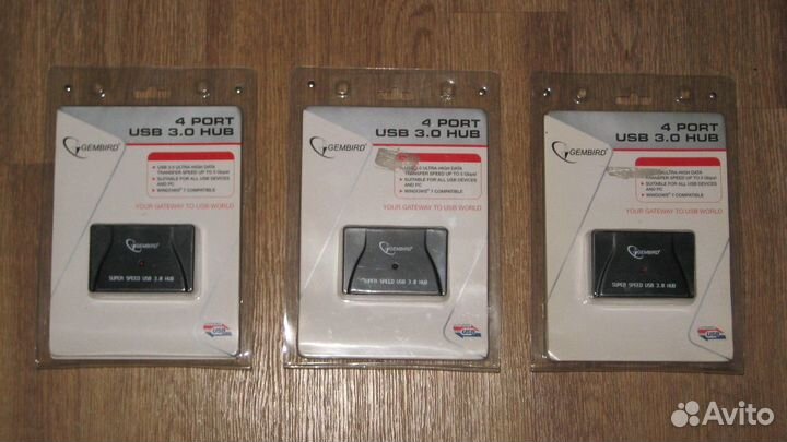 USB разветвитель Gembird UHB-C345 USB 3.0 4 порта