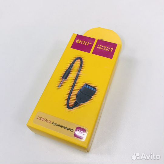 Адаптер 3.5jack-USB M 4k Dream B3