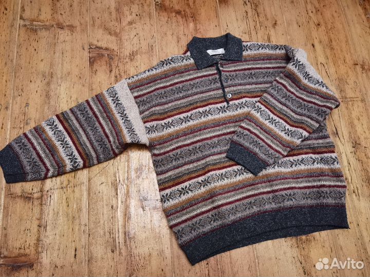 Винтажный джемпер Ирландия XL