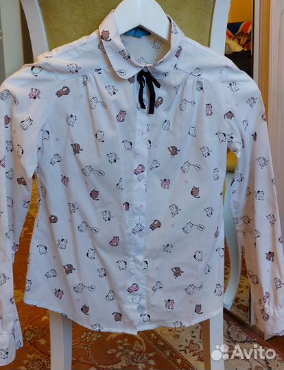 Рубашка для девочки 134