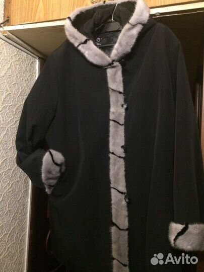 Дубленка зима жен р60