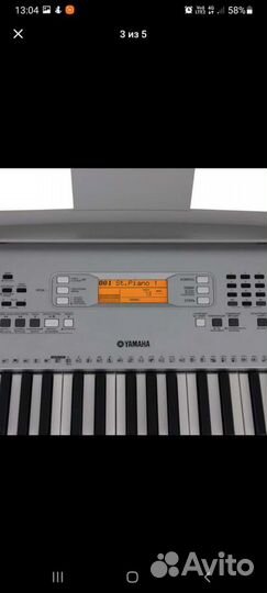 Цифровое пианино yamaha YPT 360