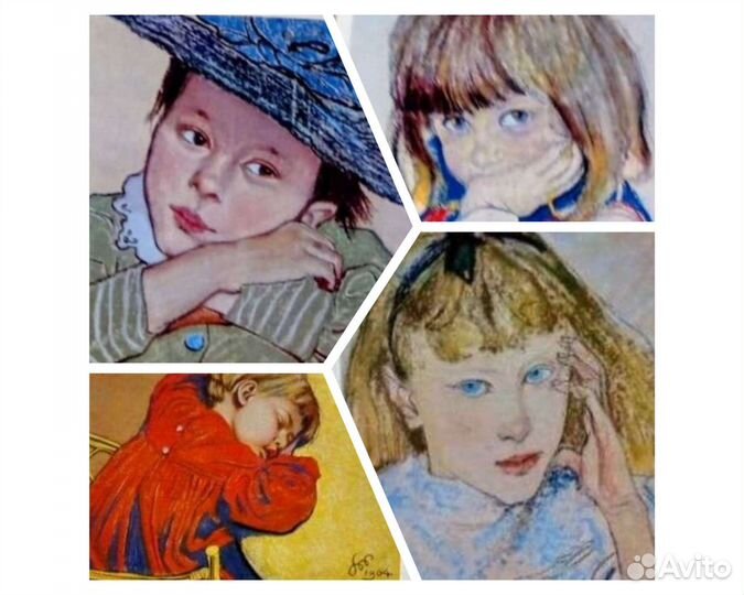 Дети, 9 польских открыток 1979 год