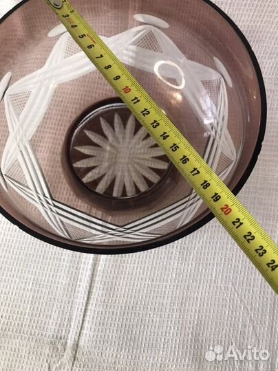 Ваза для фруктов хрусталь Германия