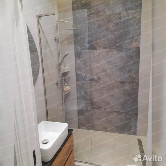 Душевая перегородка из закаленного стекла