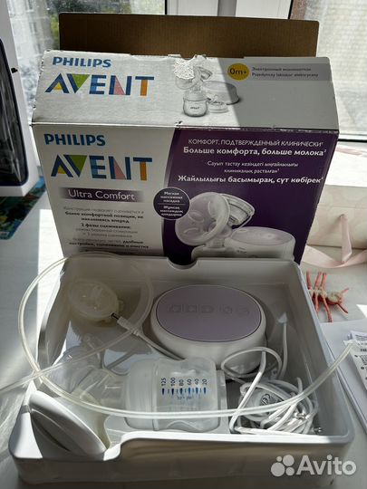 Молокоотсос avent электрический