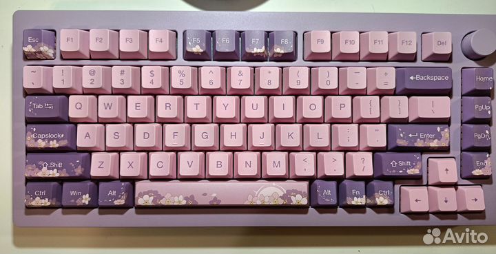 Клавиатура Akko monsgeek m1w purple новая кастом