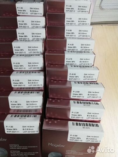 Линзы Magister ежегодной замены