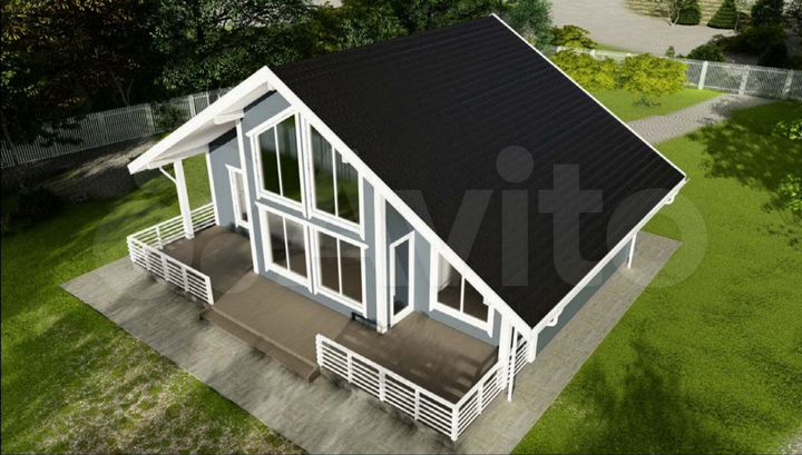 Дом 116 м² на участке 9 сот.