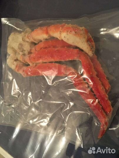 Клешни и филе Камчатского краба, краб-волосатик