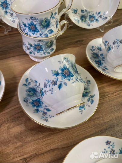 Кофейные пары Queen Anne винтаж Англия