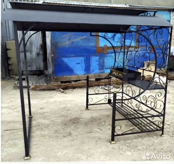 Мангал с печью