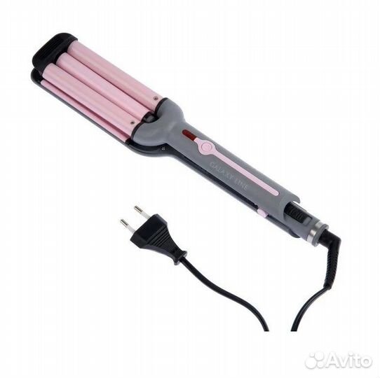 Стайлер galaxy line GL4627, 60 Вт, серый, розовый