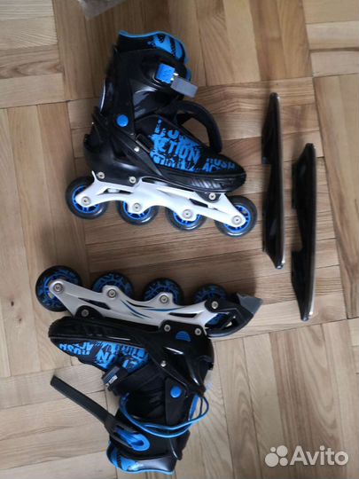 Ролики+ледовые коньки 2 в 1