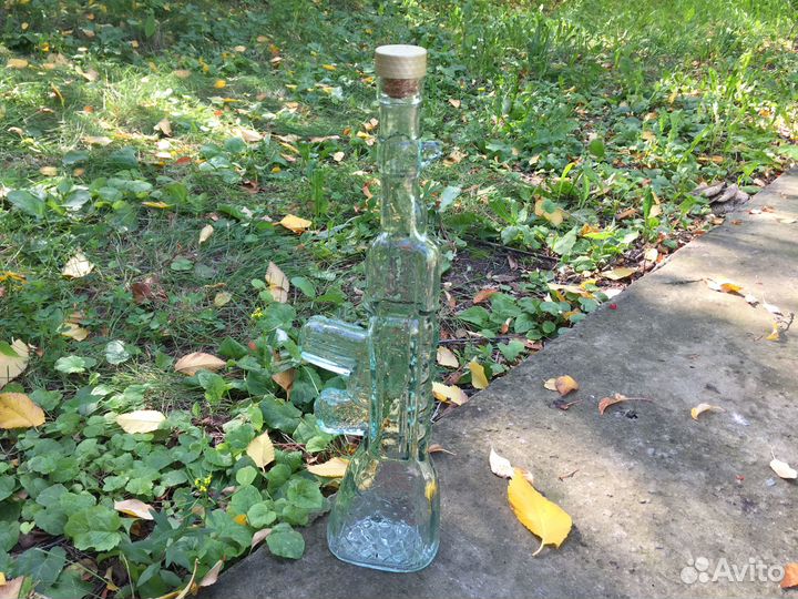 Бутыль коньячная коллекционная Автомат Калашникова