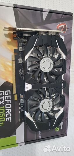 Видеокарта msi 1050ti 4g
