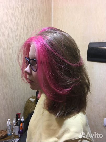Стрижка и окрашивание волос