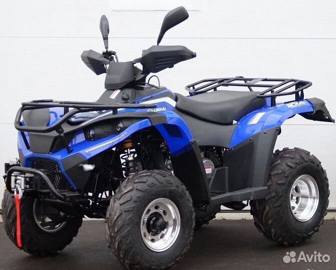 Квадроцикл linhai-yamaha D200 В синем цвете