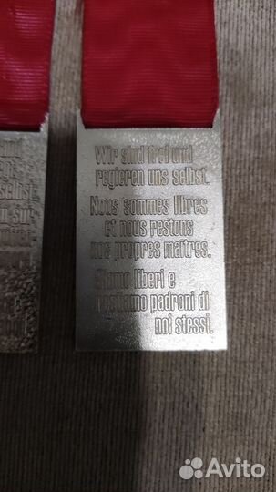 Медали Швейцария 1975,1979г