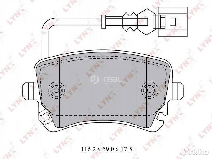 Колодки тормозные задние VW Multivan T5,T6,Audi A4