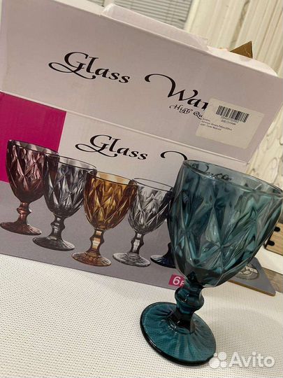 Бокалы для вина новые