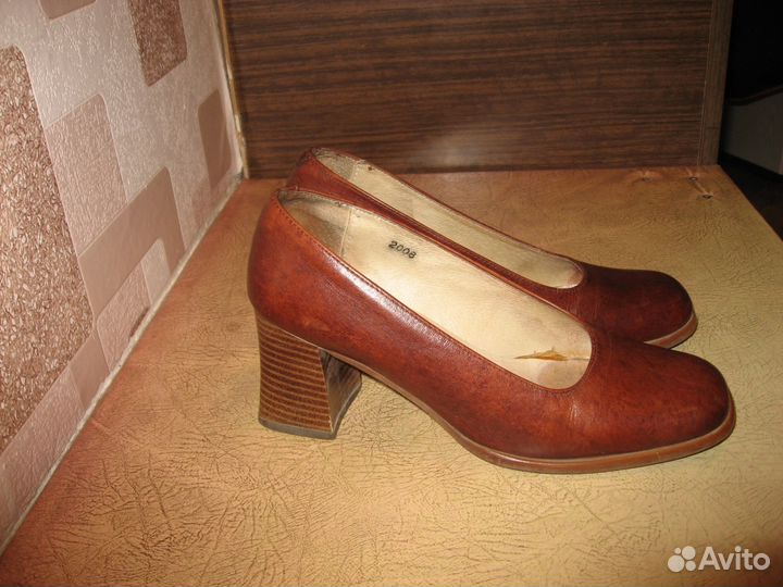 Кожаные туфли