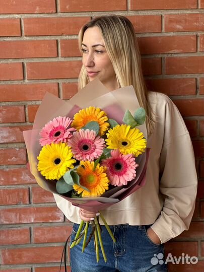 Герберы букет