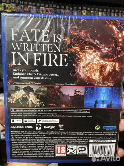 Final Fantasy 16 Новый ps5 (Русские субтитры)