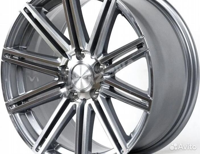 Литой диск в стиле vossen R18 5x114.3. Примерка