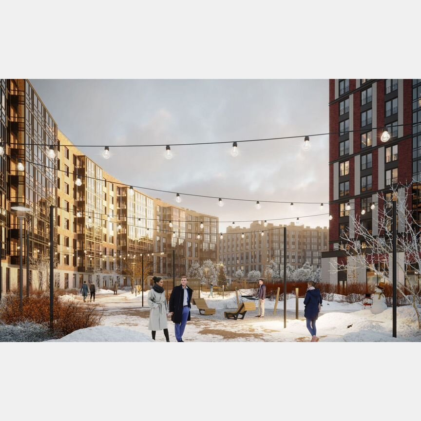2-к. квартира, 58,3 м², 21/25 эт.