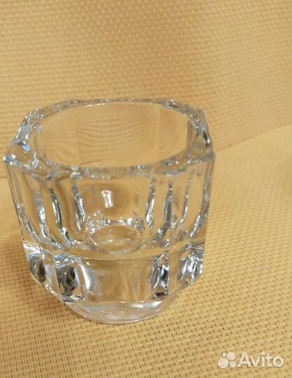 Набор подсвечников стеклянных из 3 штук