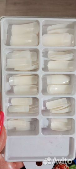 Гелевые типсы (форма квадрат)