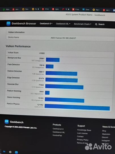 Видеокарта AMD RX 580 8 Гб 2048SP gddr5 256bit